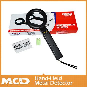 Hand Held Super Scanner With Indicator Lights, Audio Alert and Adjustable Sensitivity Portable Treasure Hunter MCD-2003